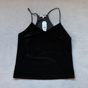 Willow & Clay black velvet tank